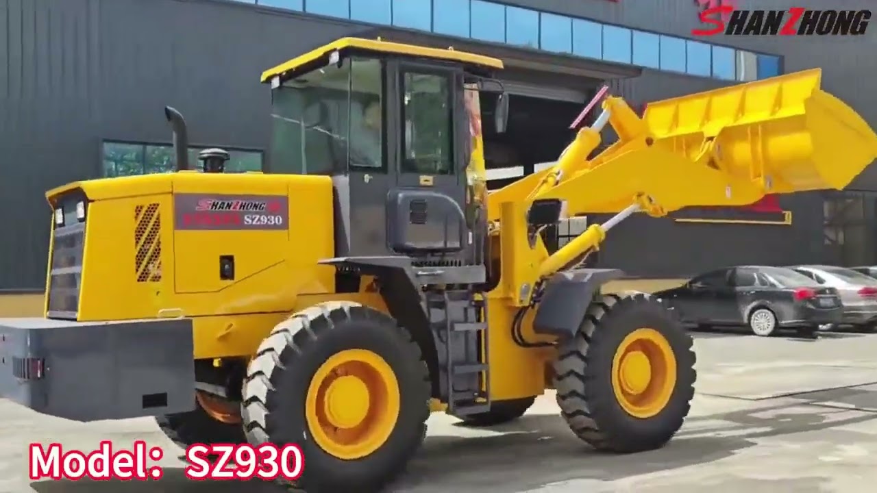 Wheel Loader#construction #excavator #china #shanzhong #factory #machine #automobile #work #loader