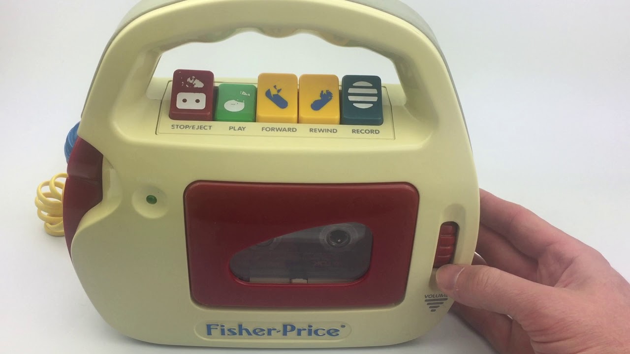Fisher Price Cassette Player Recorder 1992