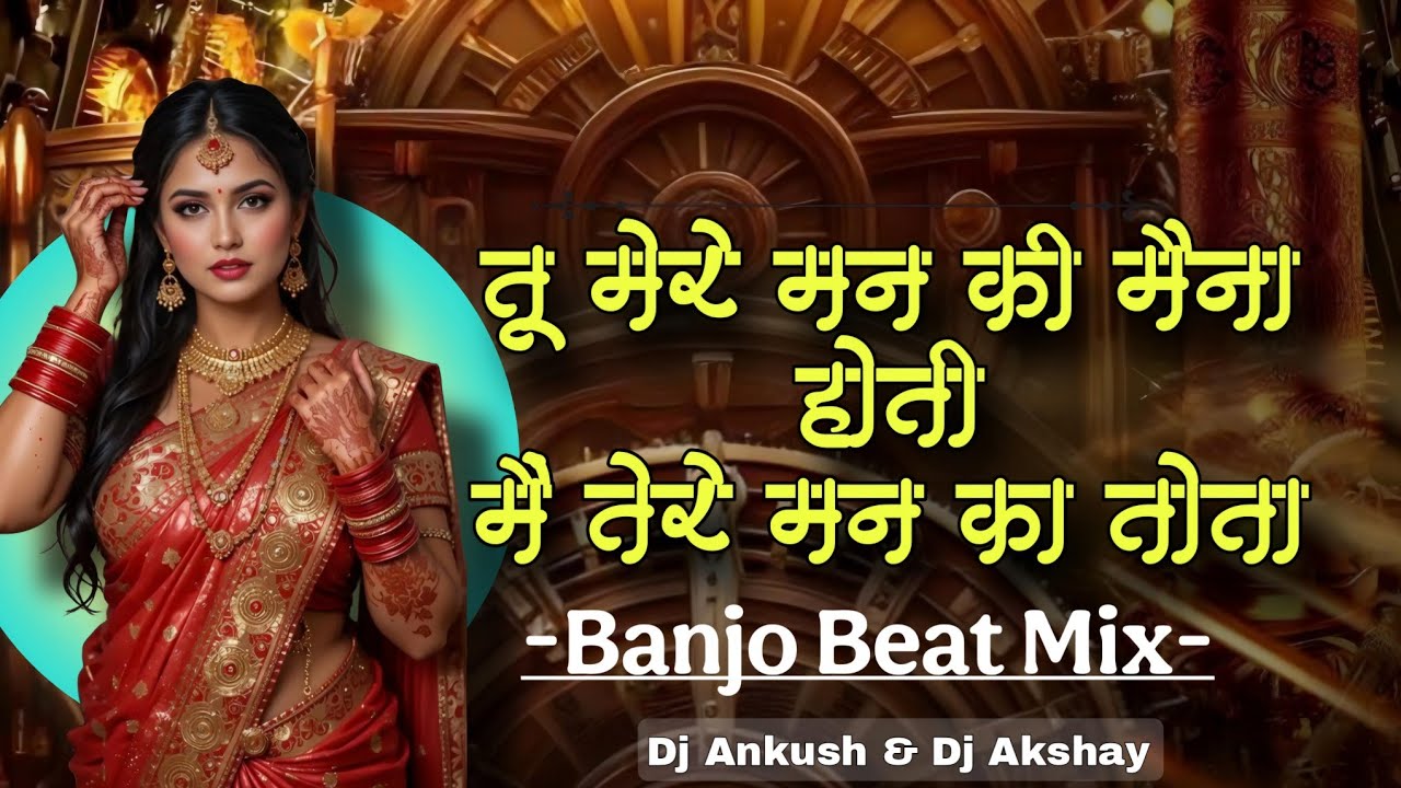 Tu Mere Man Ki Maina Hoti (Banjo Beat Mix) Dj Ankush & Dj Akshay | Alka Yagnik & Vinod Rathod