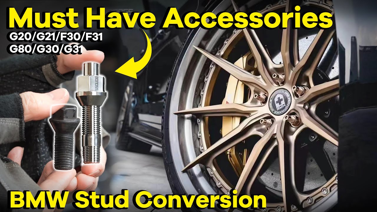 The Pros Of BMW G20/G21 Titanium Wheel Stud Conversion | BONOSS Parts For F30/F31/G80/G30/G31...