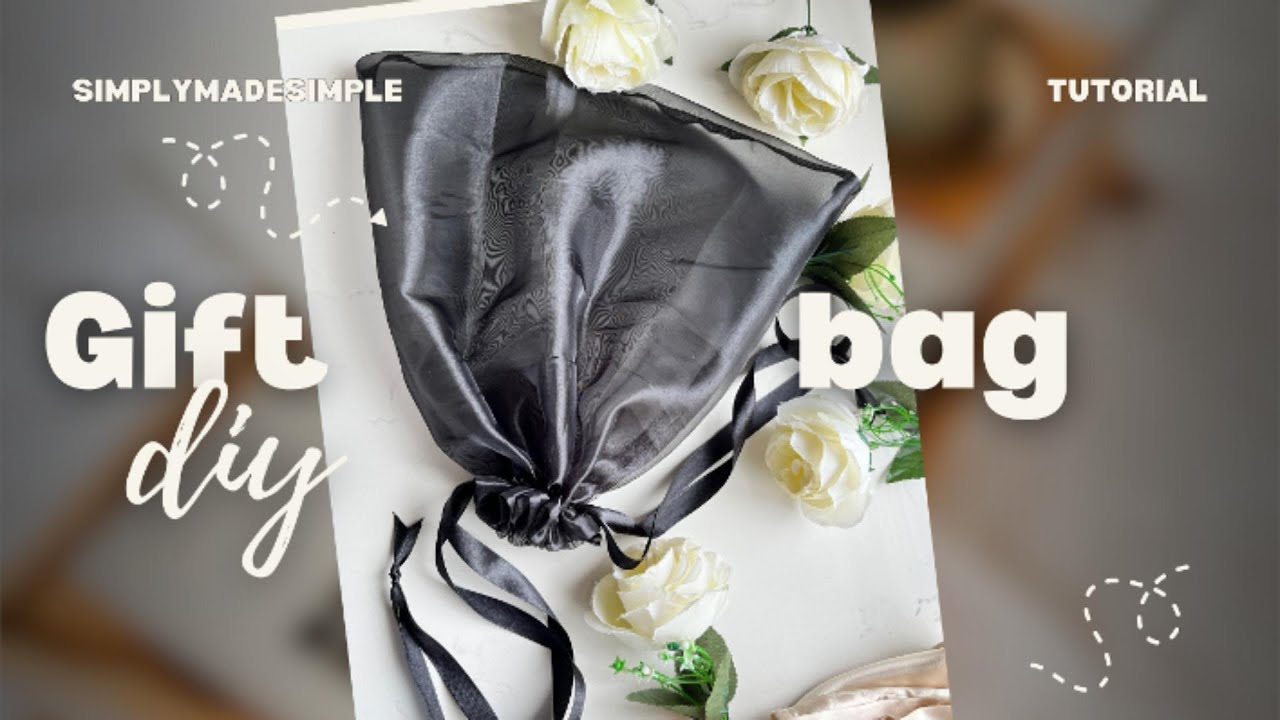 Make a Beautiful Organza Gift Bag in Minutes with This Easy Trick