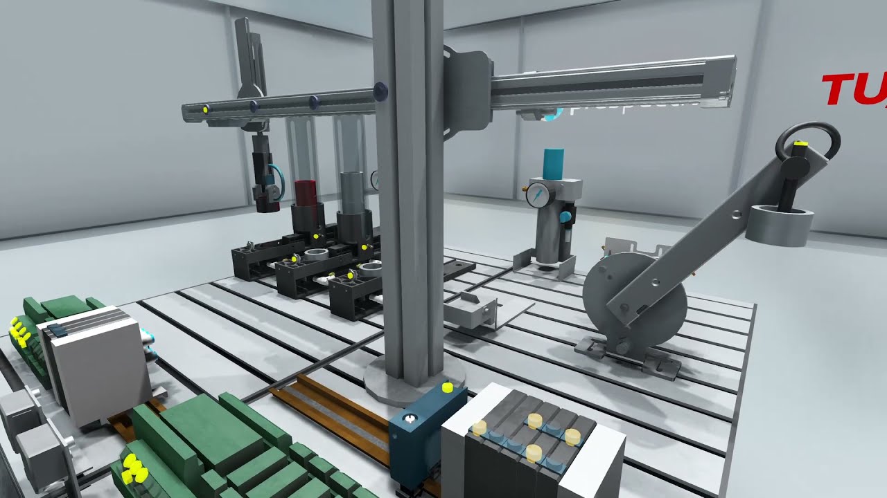 [Digital twin] Festo 1 - Distributing and Handing