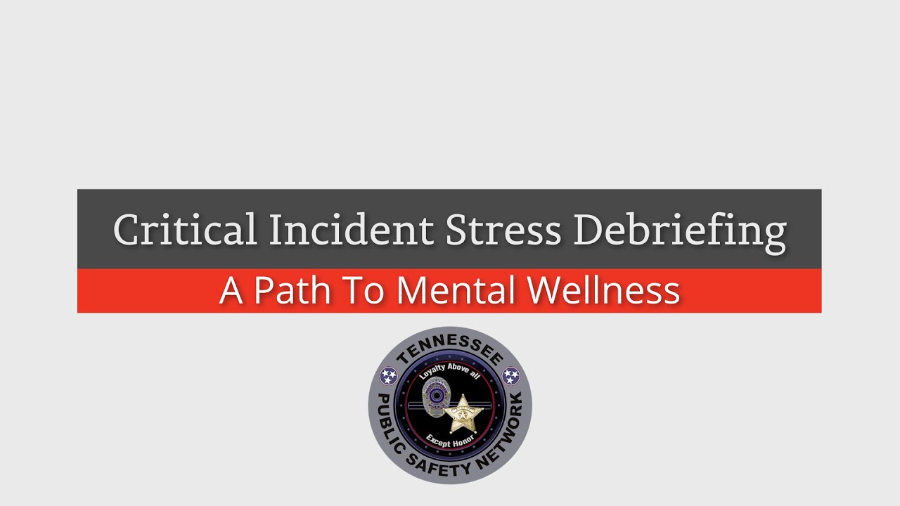Critical Incident Stress Debriefing Program