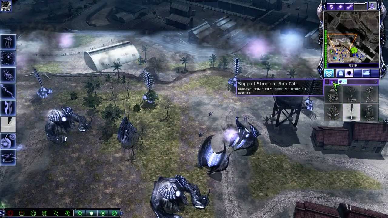 (HD) Command & Conquer 3 Tiberium Wars gameplay maxed graphics PART 1