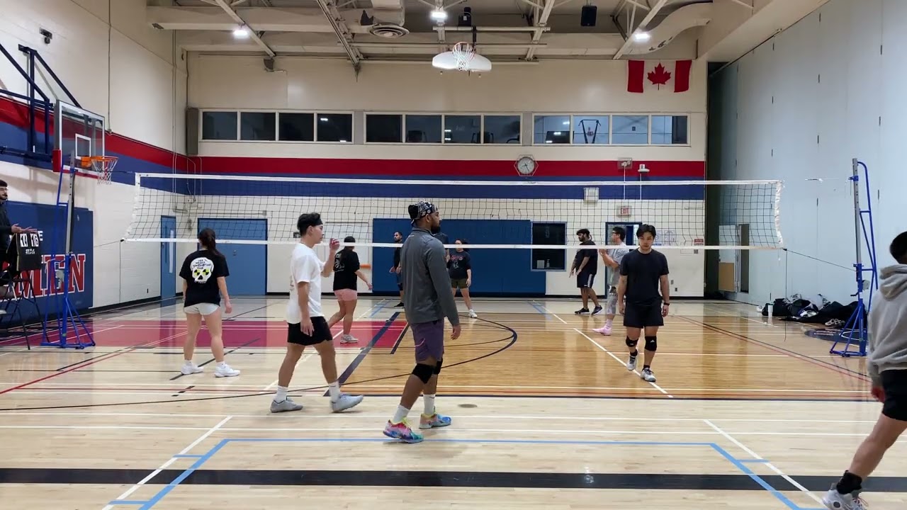 Mississauga Volleyball League - Shrekbobs vs Big Dig - Set 1