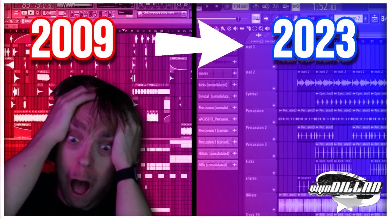 FL STUDIO 23 PRODUCER MAKES A BEAT IN FL STUDIO 9?!