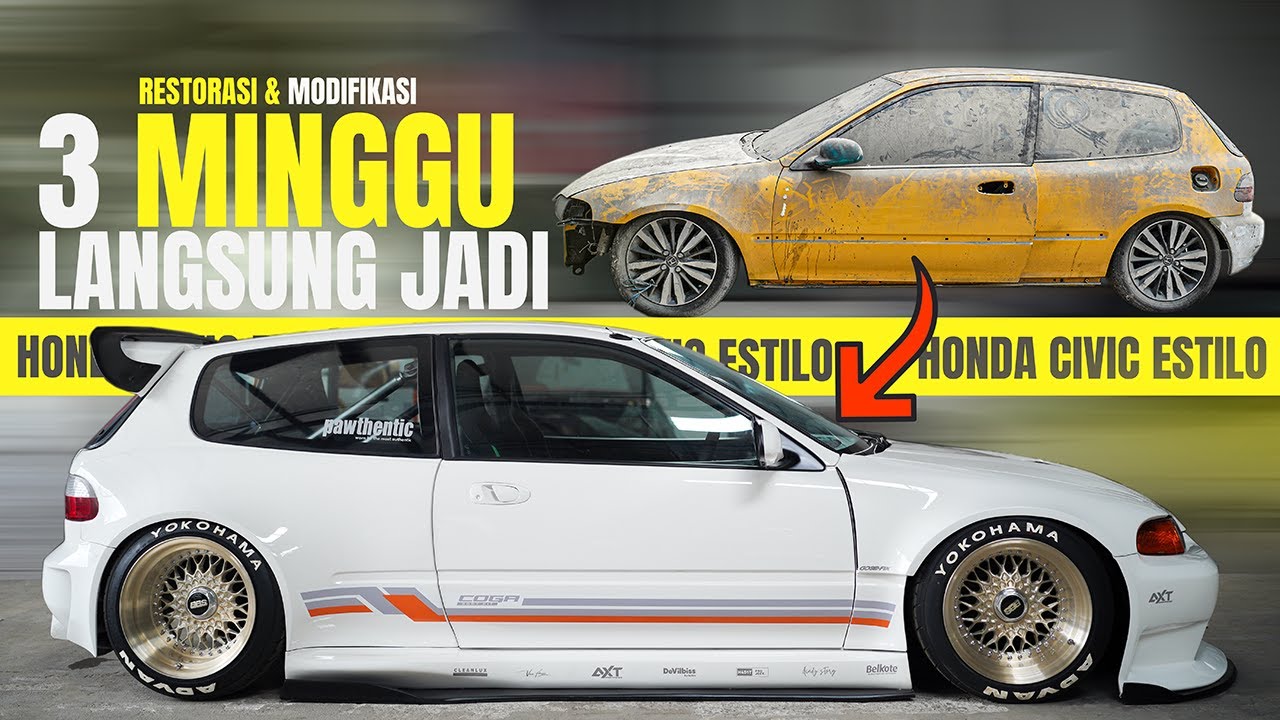 (PART 2) COGA BODY KIT: MONSTER UNLEASHED ‼️ HONDA CIVIC ESTILO AURA + 1000