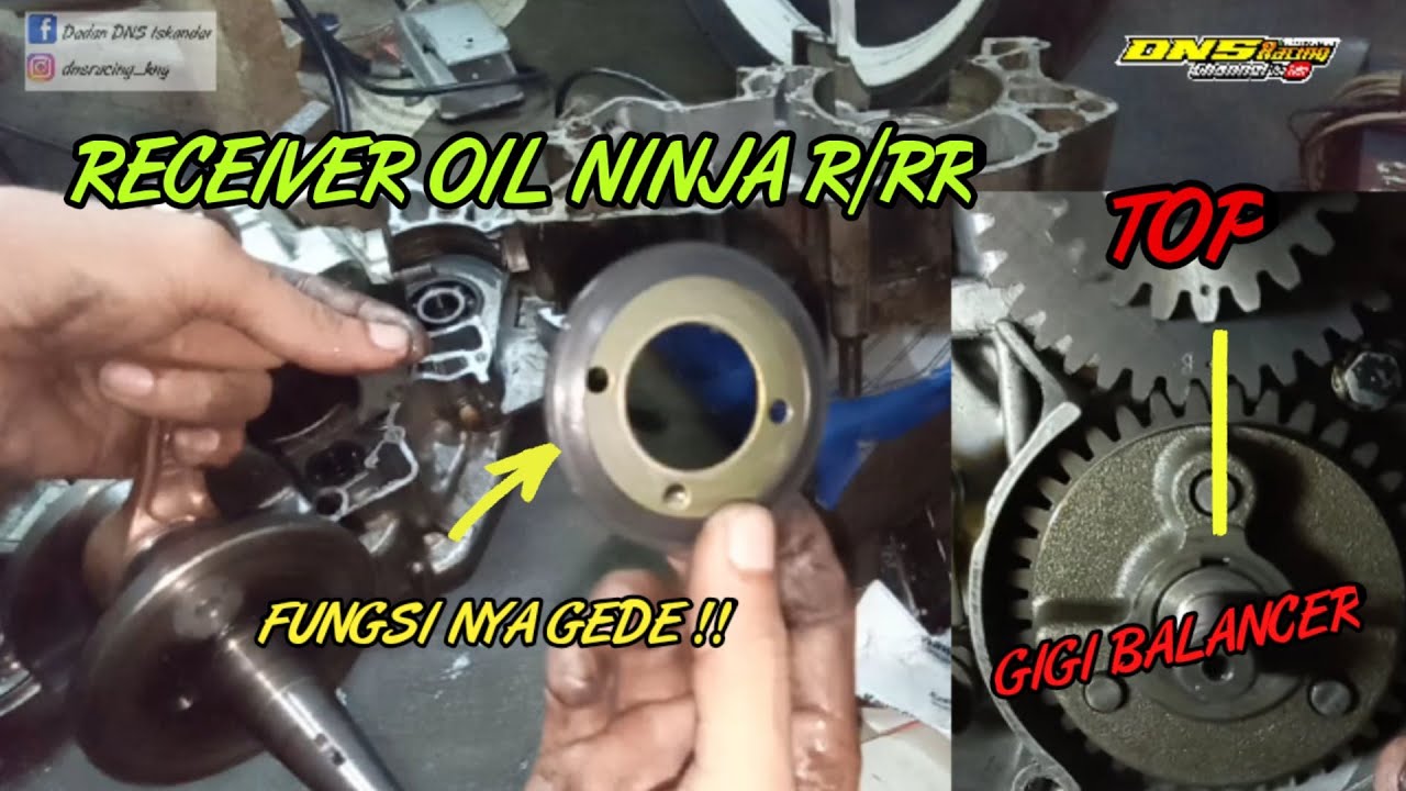 PENYEBAB STANG PISTON NINJA R/RR JEBOL ||CEK RECEIVER OIL/CARA PASANG GIGI BALANCER NINJA R
