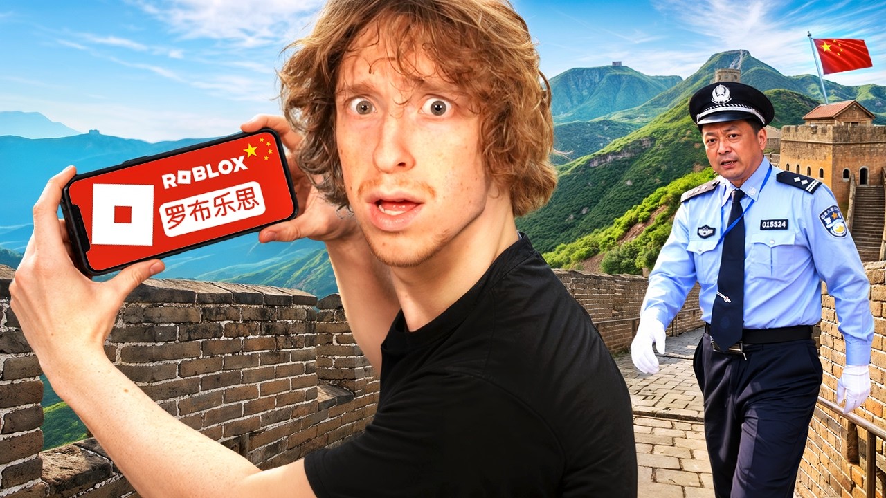 I Tried To Make A Roblox Video in CHINA..