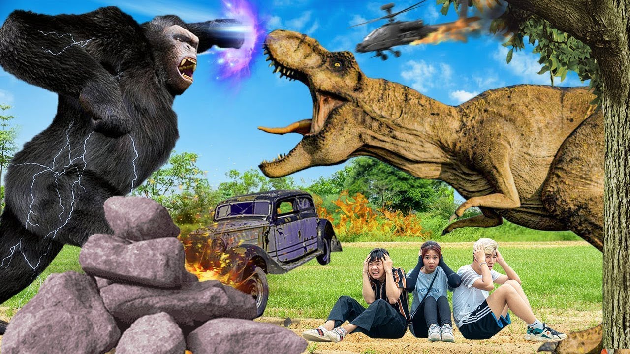 T-Rex Chase - Part 116 - Jurassic World Dinosaur Fan Movie