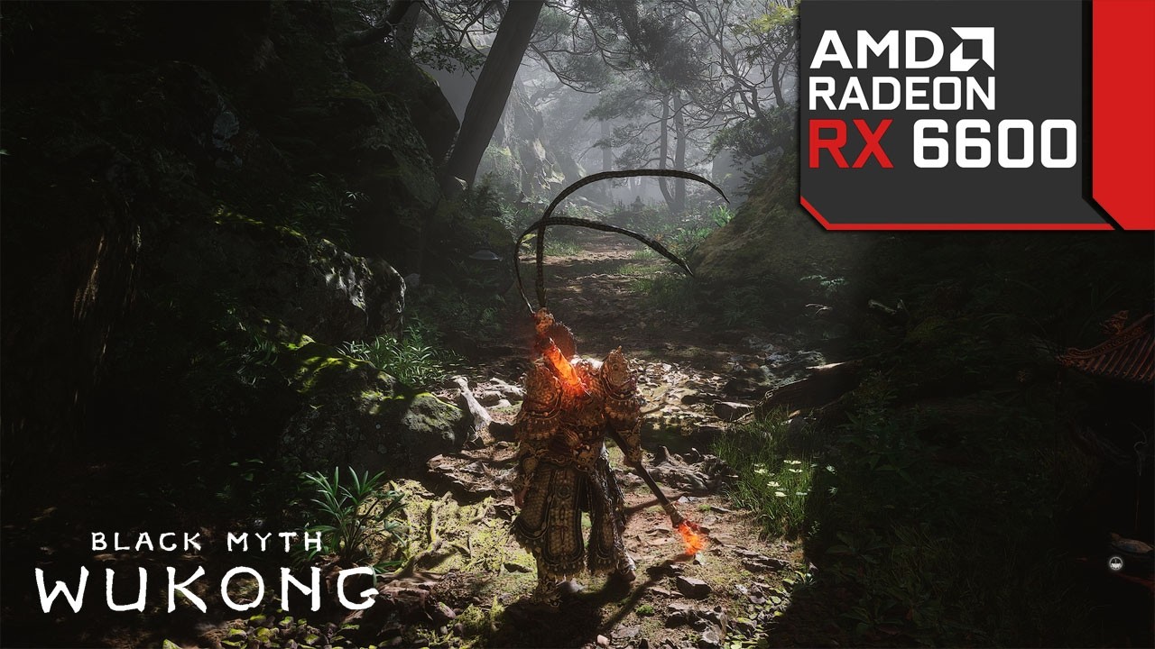 Black Myth: Wukong - RX 6600 - x4 Multi Frame Generation Mod - How to Install and Benchmark