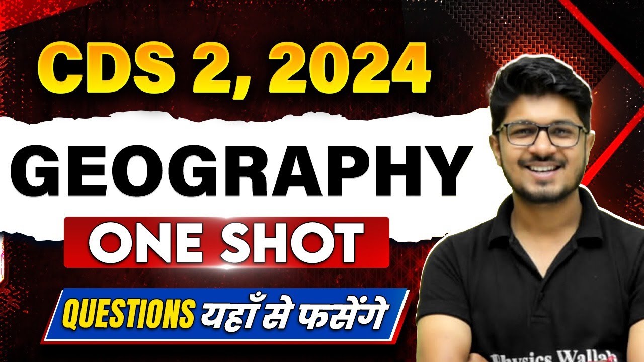 Geography Marathon for CDS 2, 2024 | Geography Revision Live | CDS Free Preparation | Antimpag 2024
