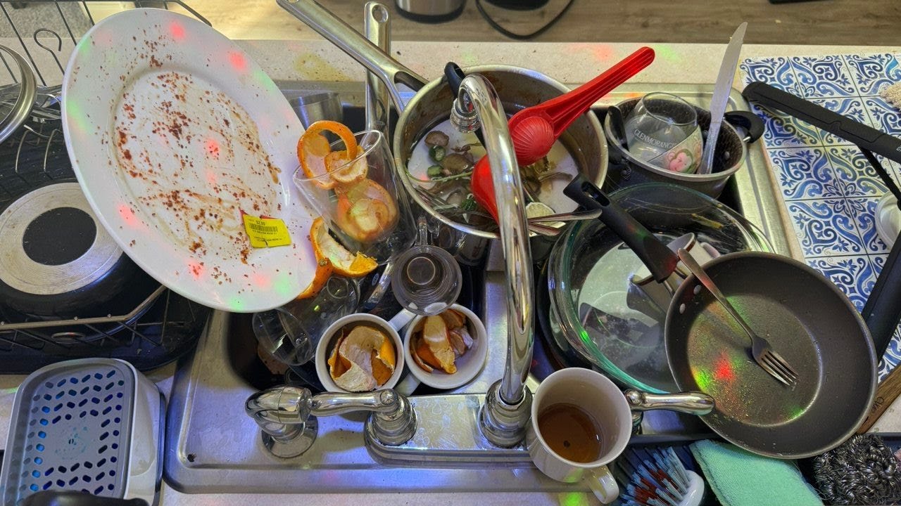 Dishwashing ASMR part 6