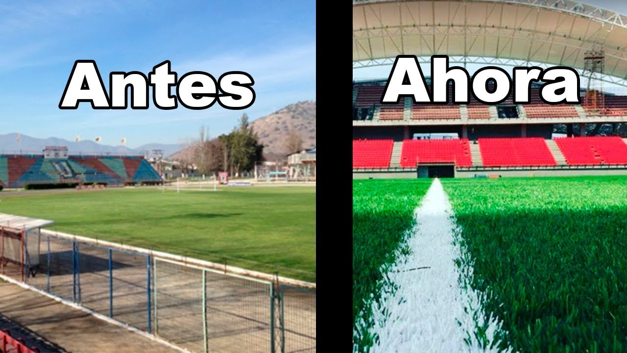 Estadio Municipal Nicolás Chahuán Nazar La Calera, Antes y Ahora. Construcción