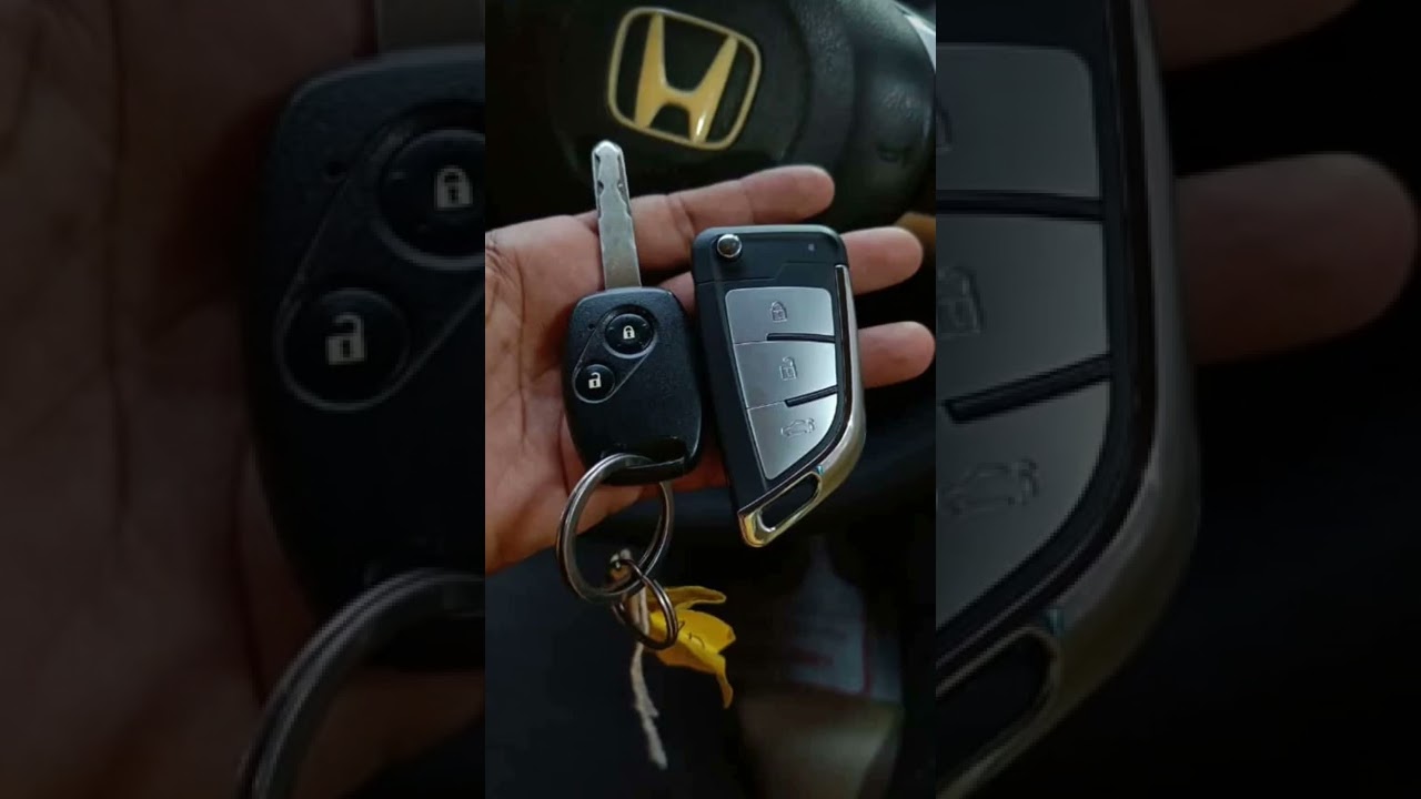 🚗🚘 | Honda Brio Normal Remote key🔑 convert to modified flip remote key🔑 complete program successful🏆