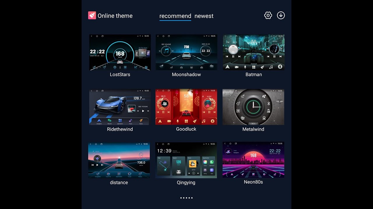 2025 New Online Android screen Themes UI Interface Update at any time