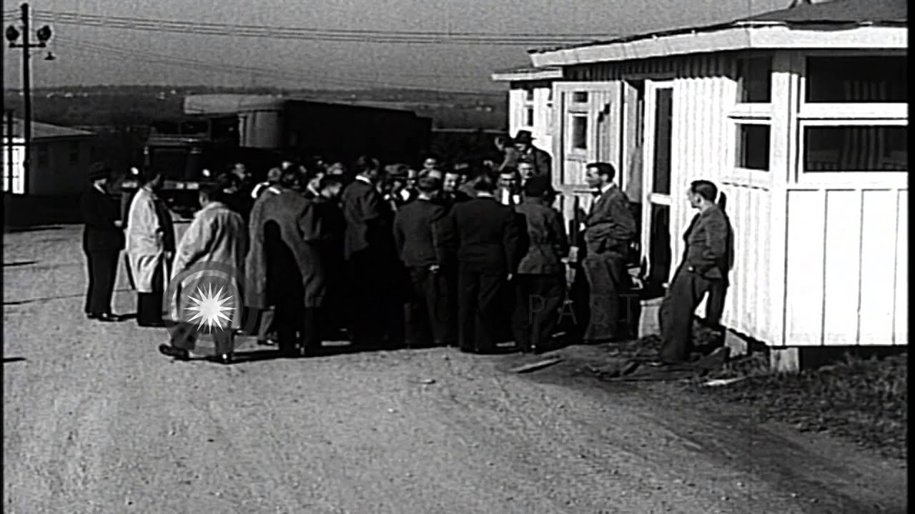 German scientists during 'Operation Paper-clip' at Wright Field in Ohio United St...HD Stock Footage