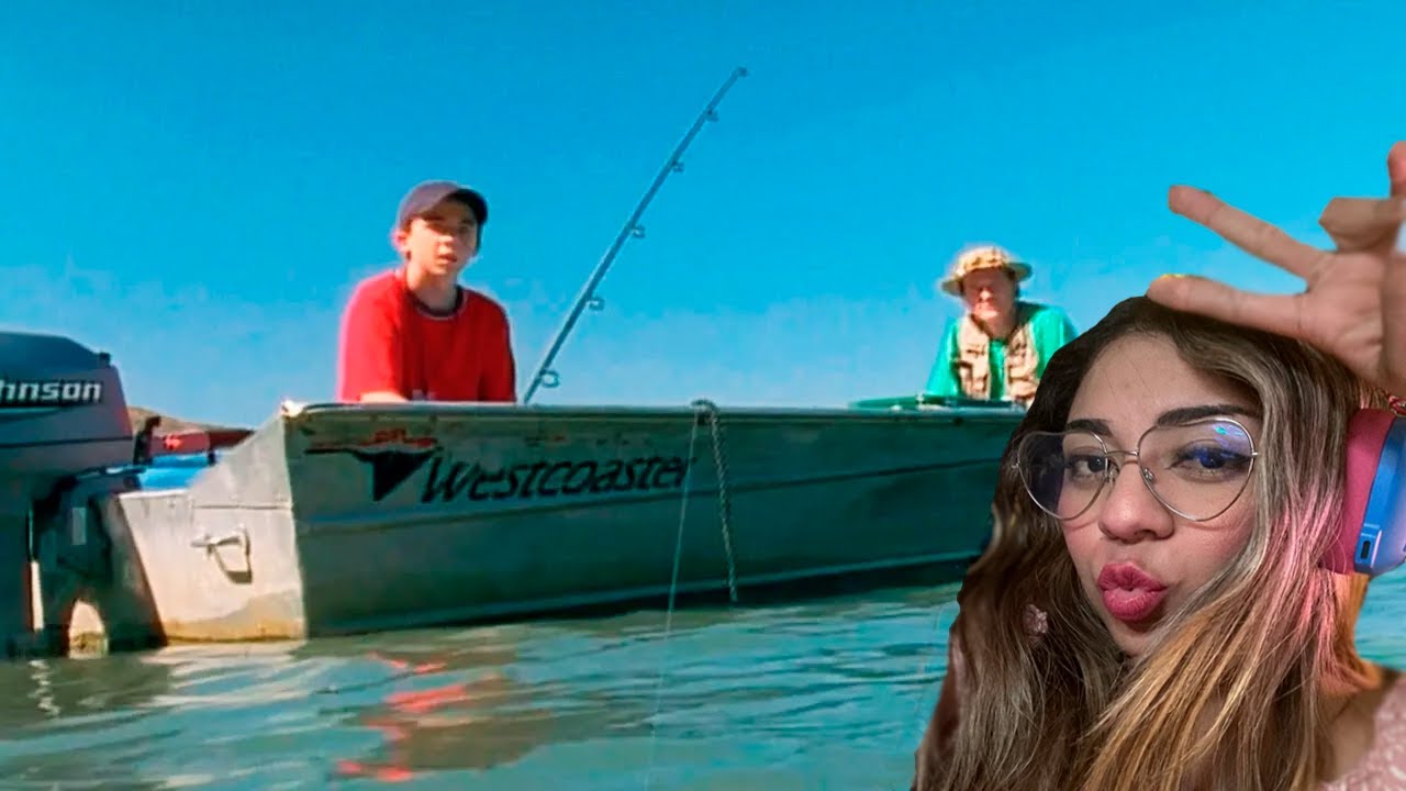 Reaccionando a Malcolm y Hal van  de pesca Malcom el del medio