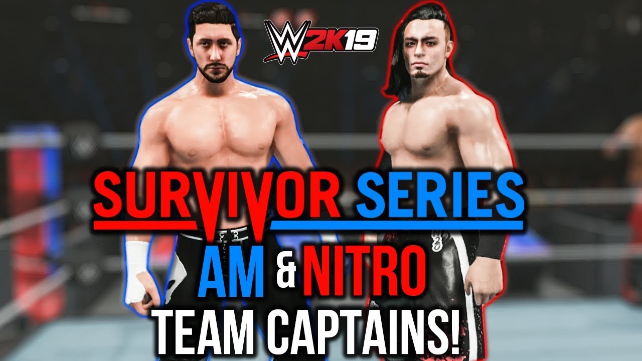 AM & NITRO ARE SURVIVOR SERIES CAPTAINS! FUNNY GLITCHY MATCH w/ Phoenix Nitro! (WWE 2K19)