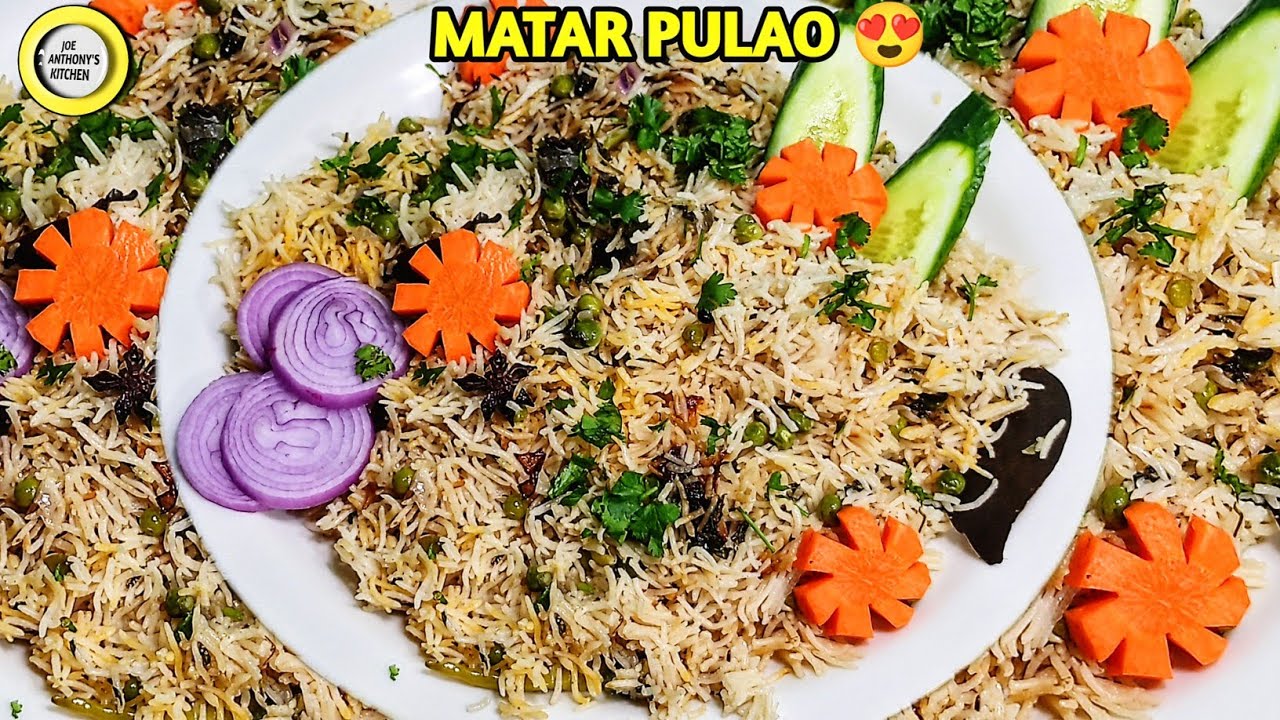 Matar Pulao इस तरह से बना ओगे तो पूरा घर महक उठेगा|Pulao Rice with Peas|Veg Pulao recipe 