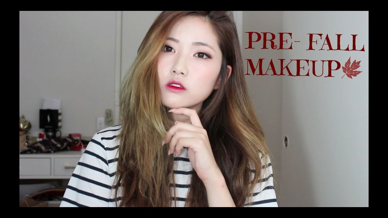 PRE-FALL MAKEUP TUTORIAL | 가을 메이크업 튜토리얼 (속쌍꺼풀)