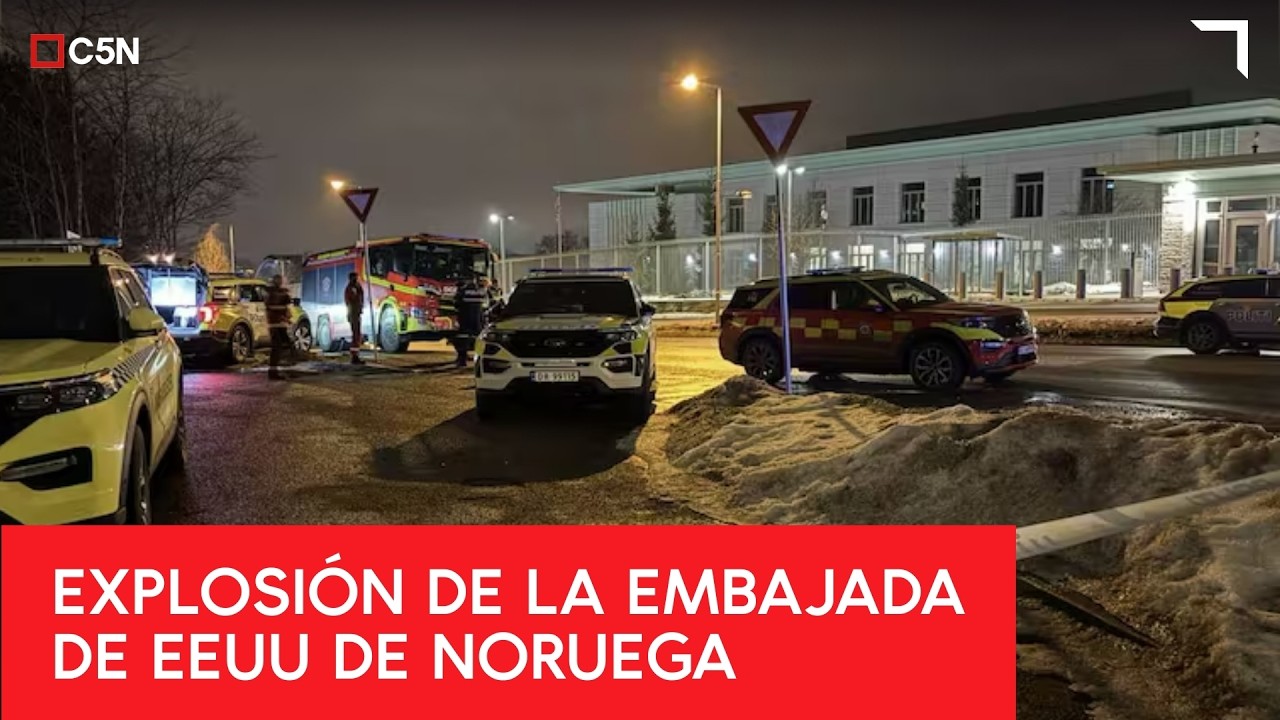 GUERRA en MEDIO ORIENTE: EXPLOSIÓN en la EMBAJADA NORTEAMERICANA de NORUEGA