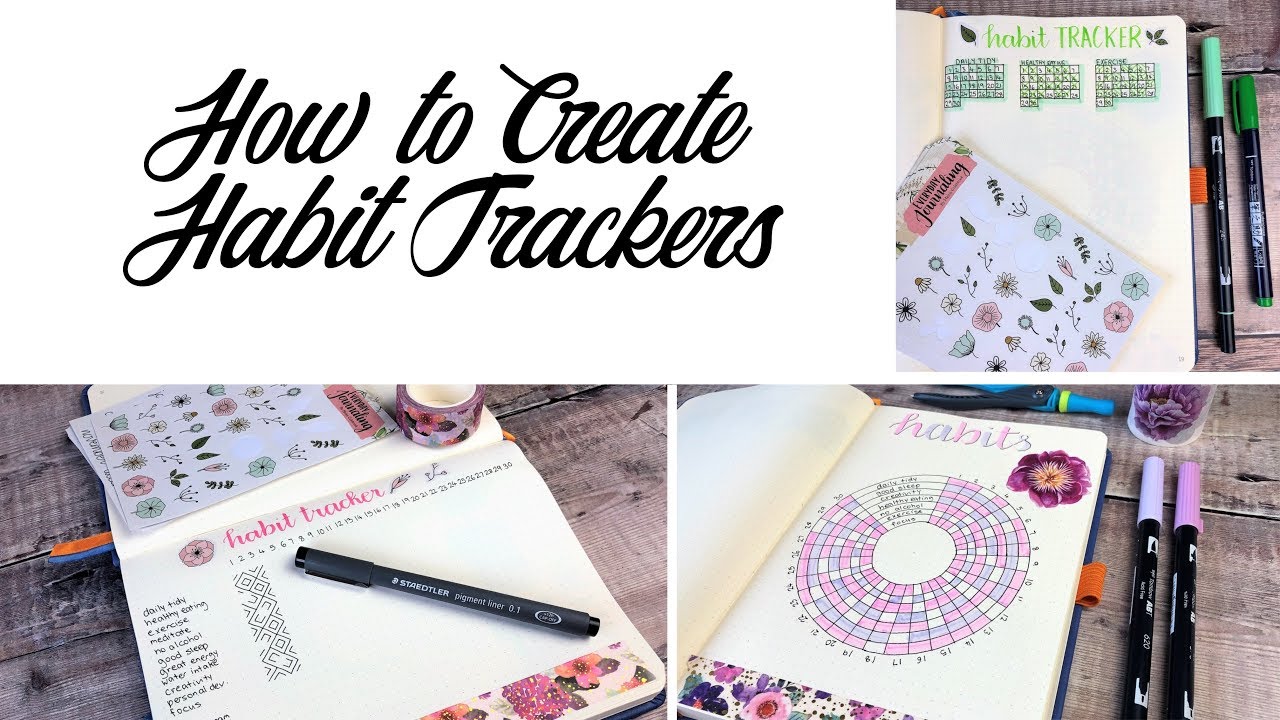 How to Create Habit Trackers | Bullet Journal