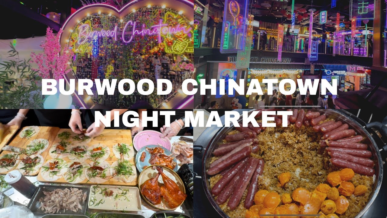BURWOOD CHINATOWN NIGHT MARKET #sydney #chinatown 