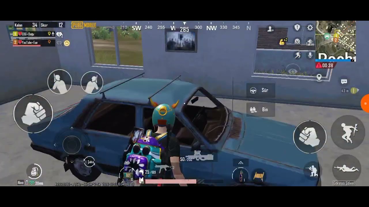Pubg oynyozruz.😉