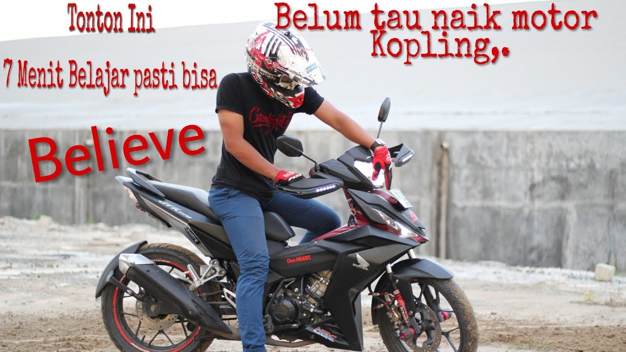 1000% 7 menit nonton (BISA NAIK/MENGENDARAI MOTOR KOPLING)  1000% WORK,.  With Supra Gtr 150