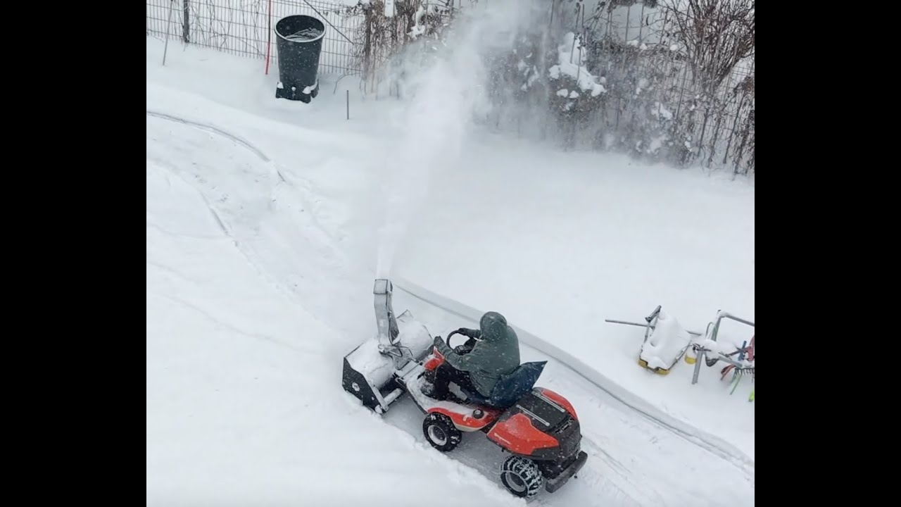 Odśnieżanie Husqvarna Rider. Zima 2026.