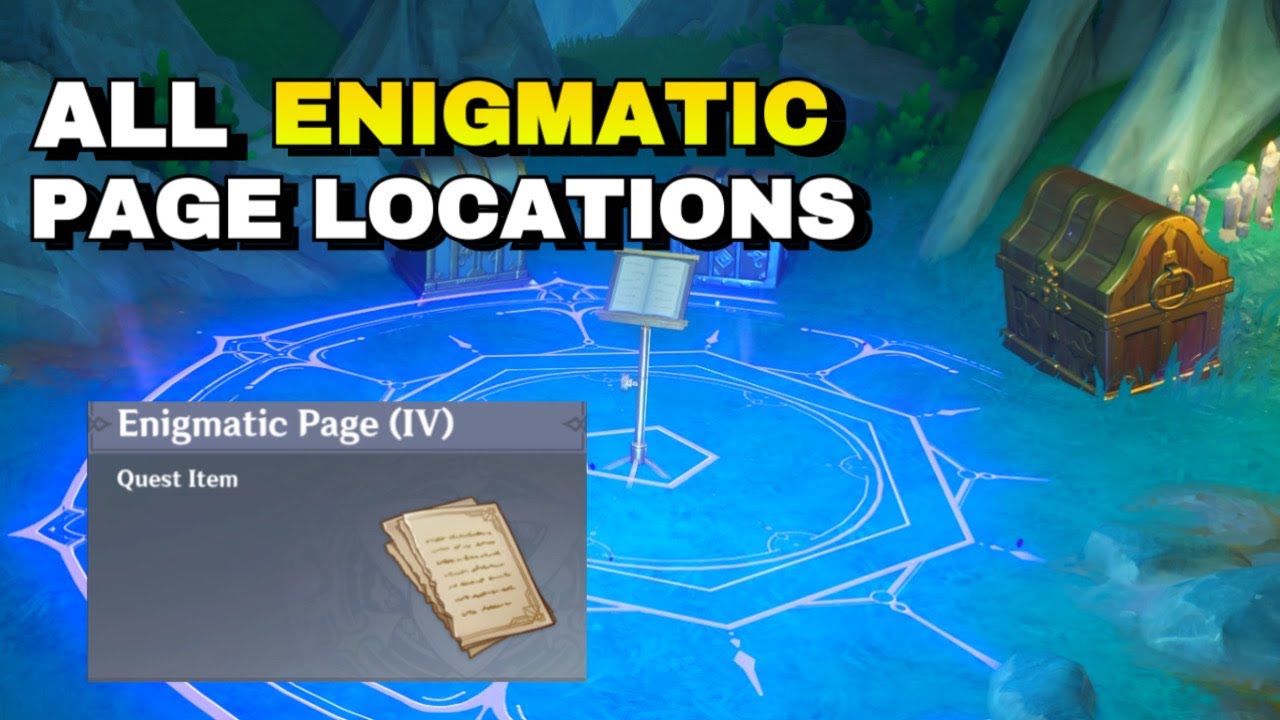 All Enigmatic Page Locations in Fontaine | Free 3 Chests and hidden achievement | Genshin Impact