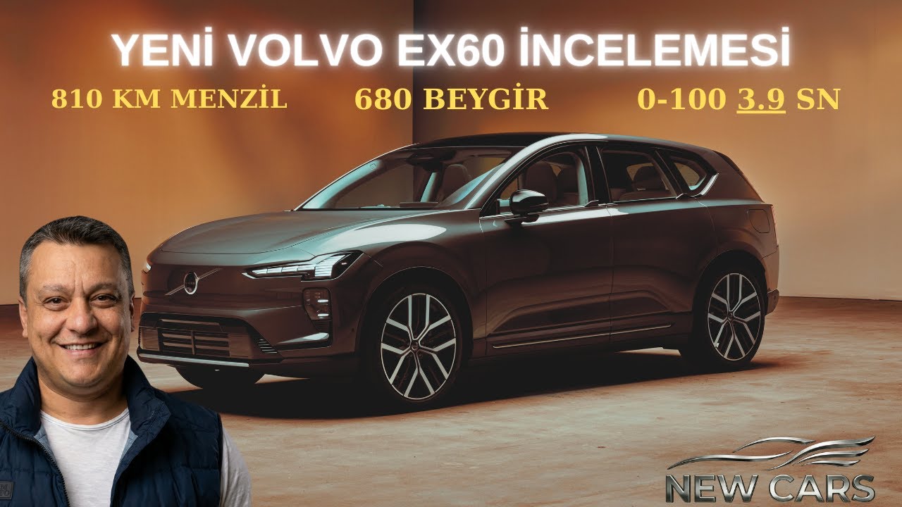 Yeni Volvo EX60 İncelemesi (680 Beygir, 810 km Menzil)