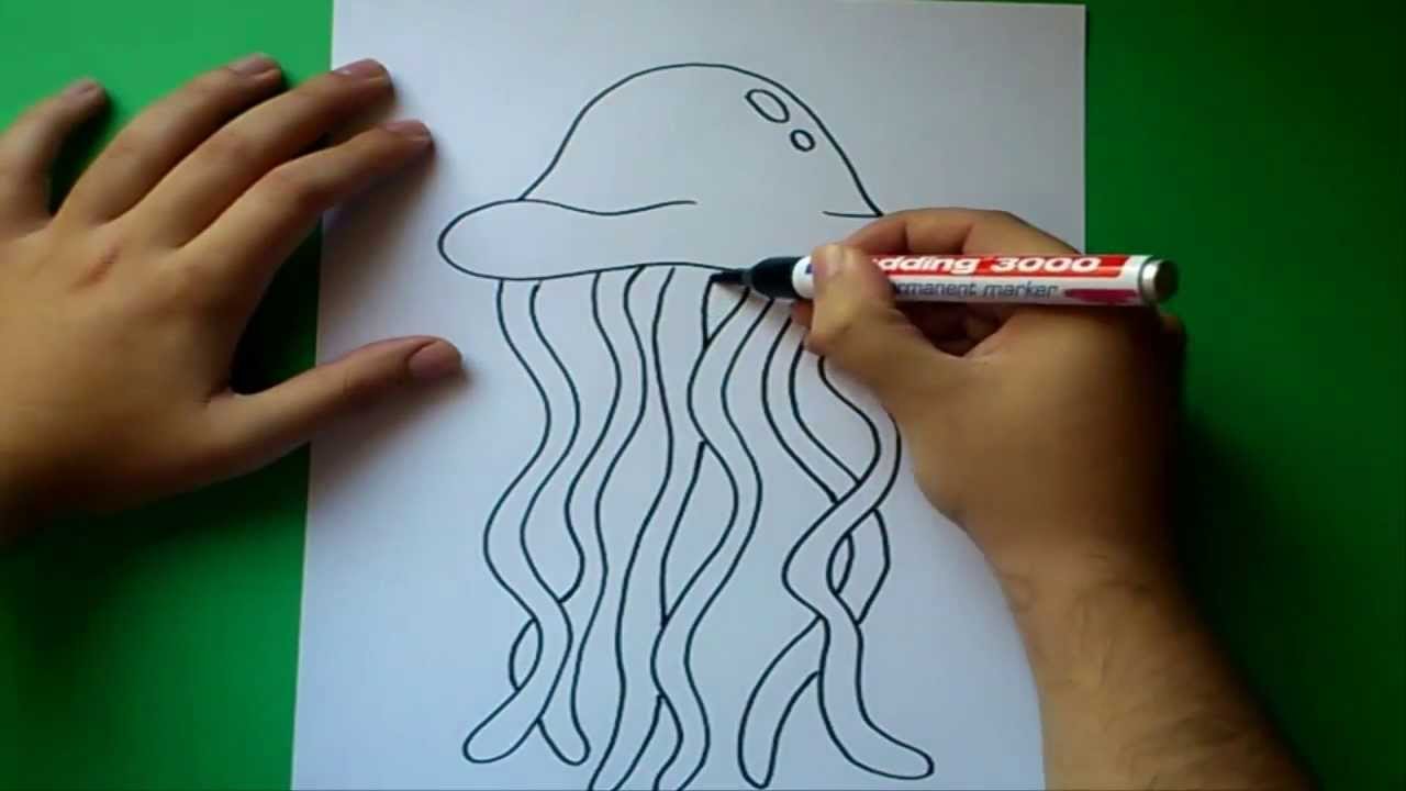 Como dibujar una medusa paso a paso | How to draw a medusa