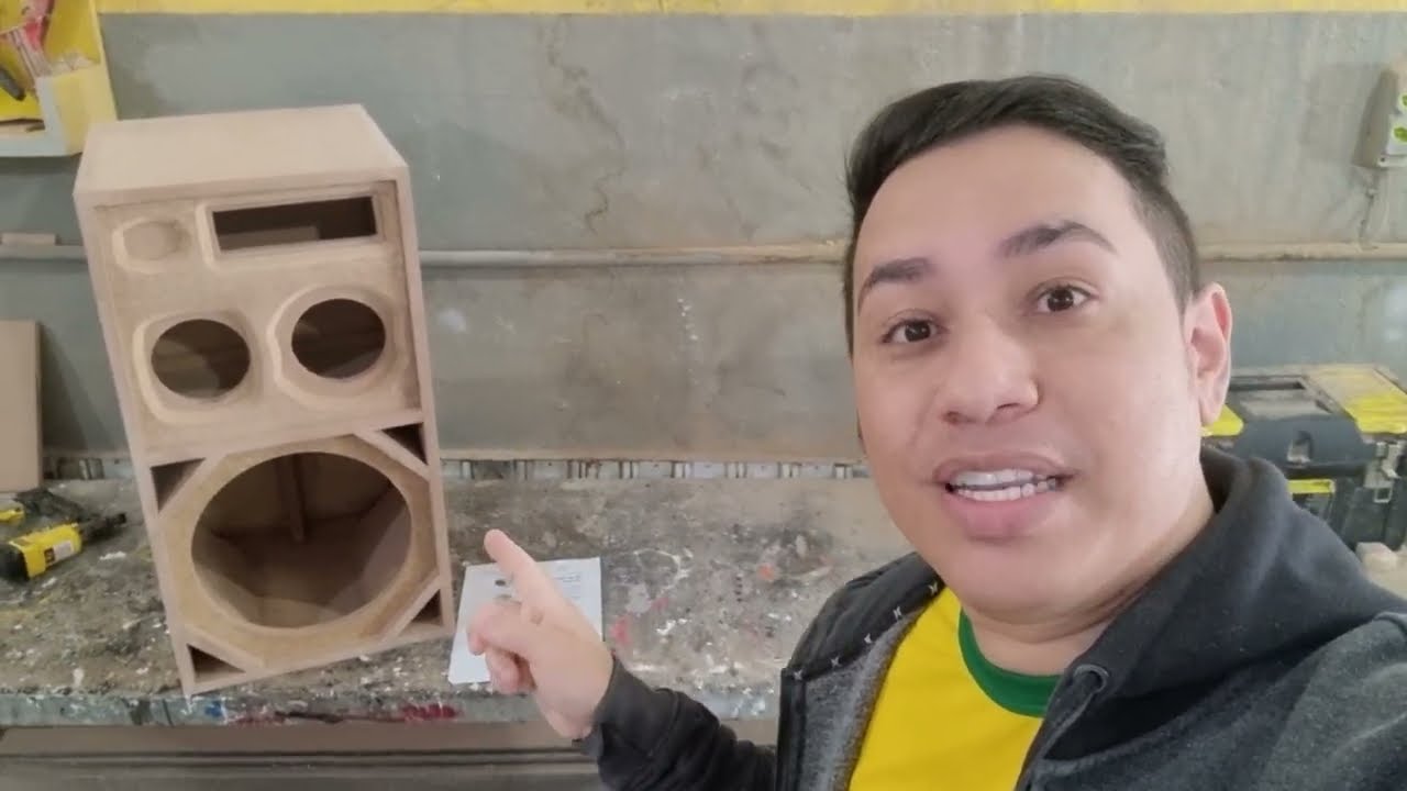 FABRICANDO CAIXA RESIDENCIAL TRIO ( SUBWOOFER PIONEER )
