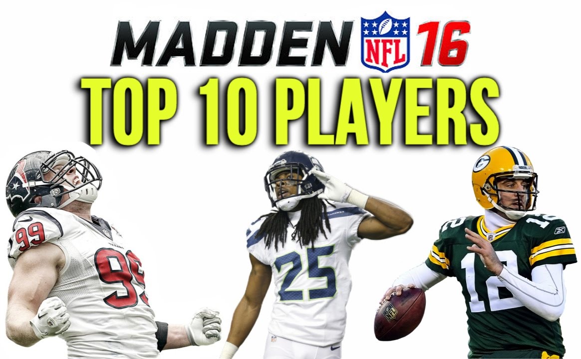 Madden 16 Top 10 Overall Players