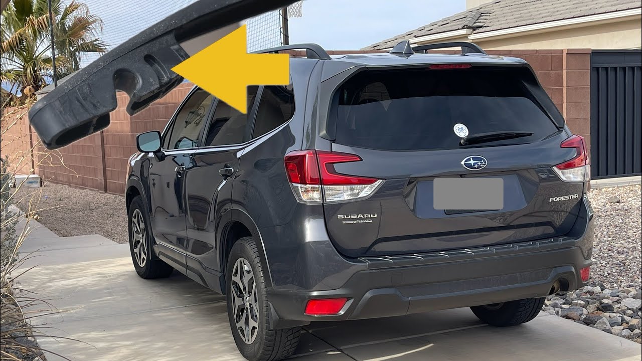 Front and rear windshield wiper replacement Subaru Forester: Change wiper blades Subaru 2018-2025