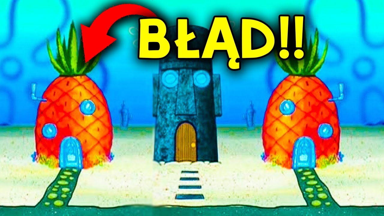 BŁĘDY W SPONGEBOBIE KANCIASTOPORTYM wykryte przez WIDZ&Oacute;W