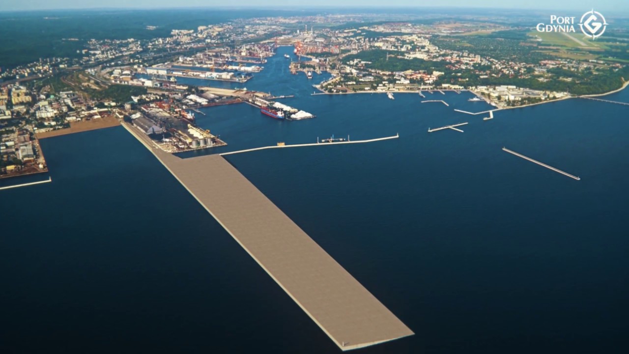 Wizualizacja Portu Zewnętrznego w Porcie Gdynia