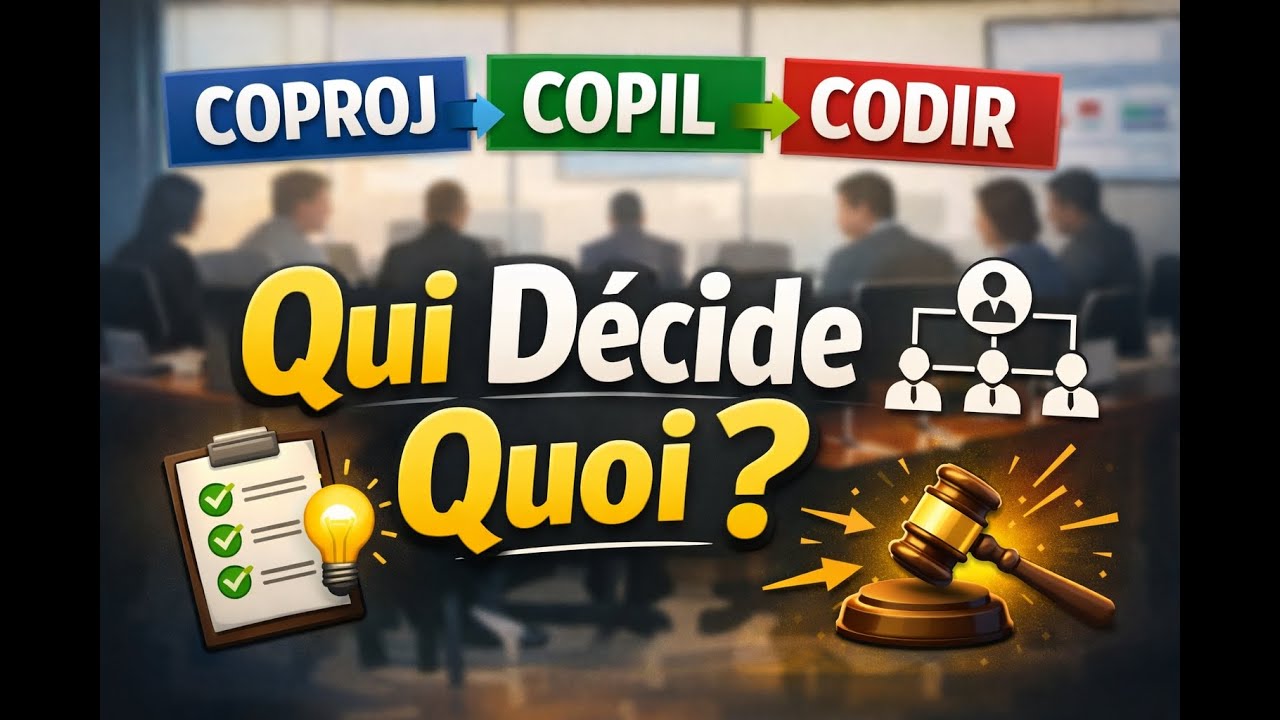 COPROJ, COPIL, CODIR : mode d’emploi