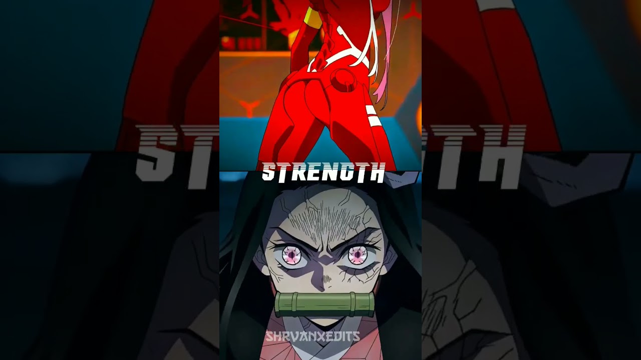 Zero two vs Nezuko | Battle | #shorts