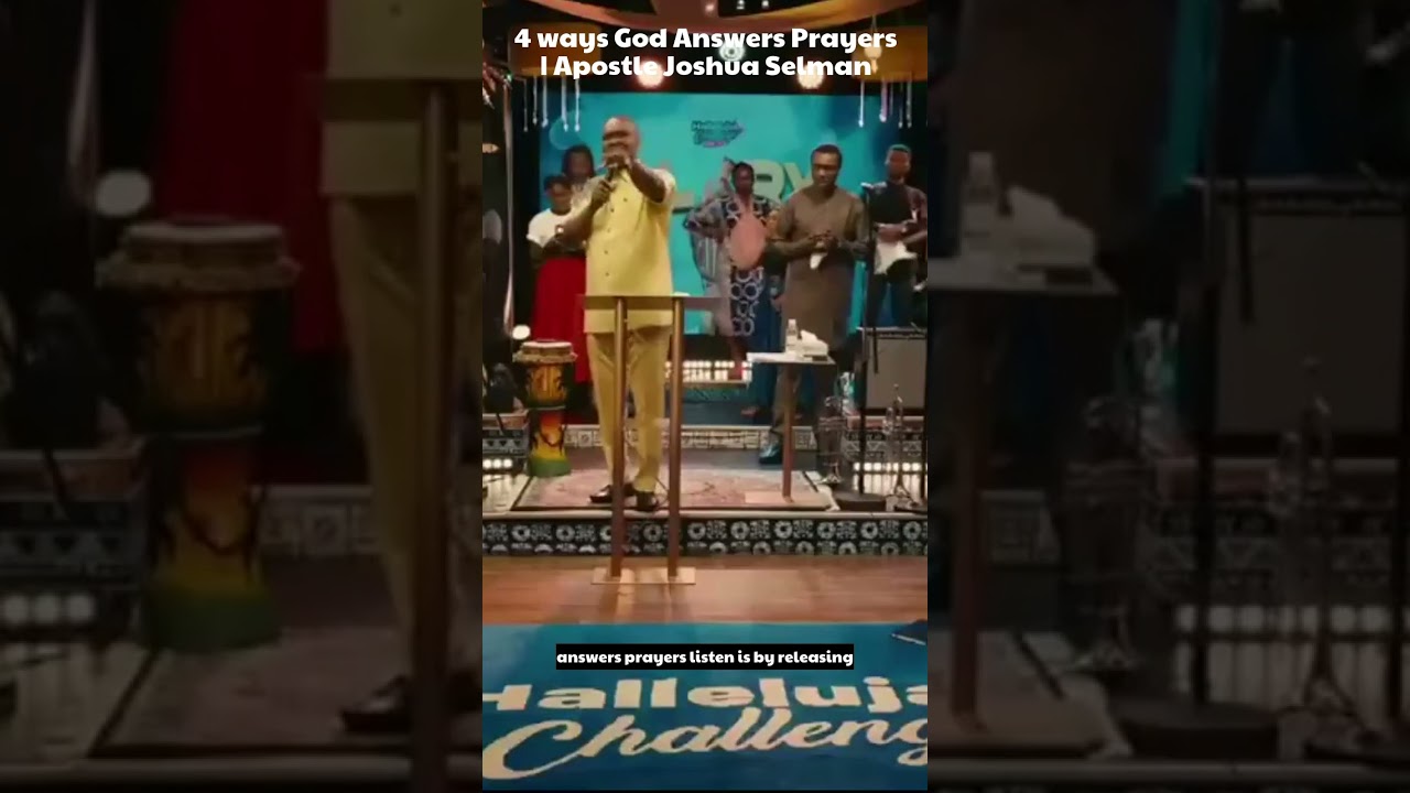 4 ways God Answers Prayers | Apostle Joshua Selman