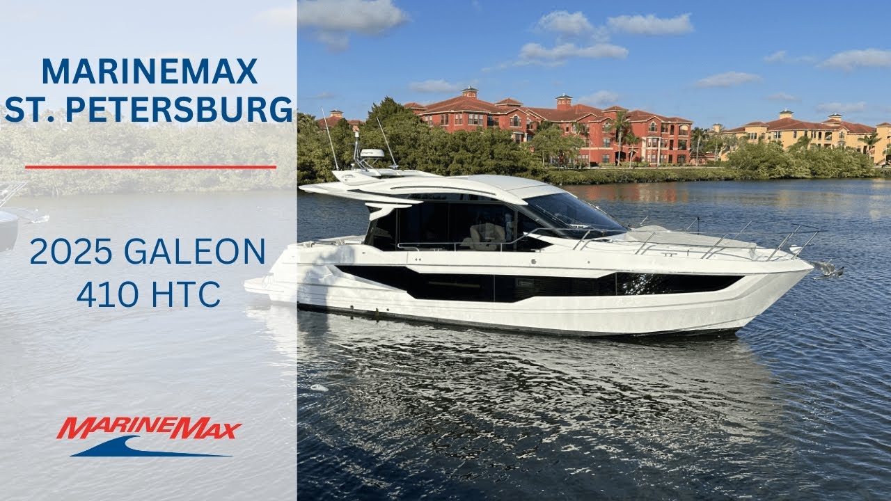 Luxury Without Compromise | 2025 Galeon 410 HTC | Available Now at MarineMax St. Petersburg