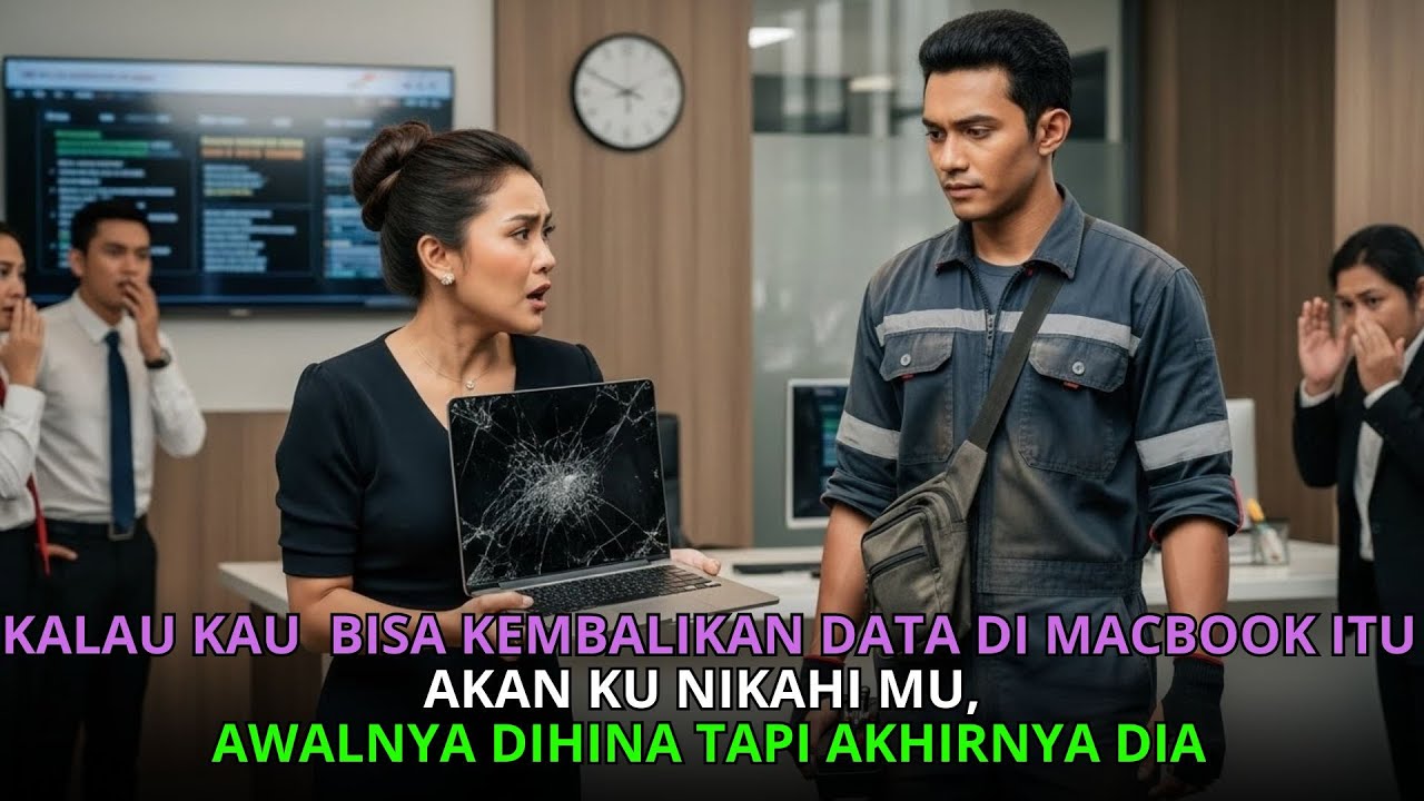 "Kalau Kam Bisa Hidupkan Macbook Itu, Akan Aku Nikahi!!" Awalnya Dihina Tapi Akhirnya!