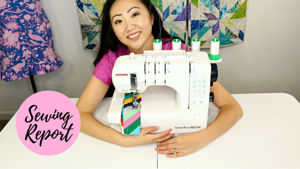 COVERSTITCH MACHINE | Janome CoverPro 1000CPX from Pink Castle Fabrics | SEWING REPORT