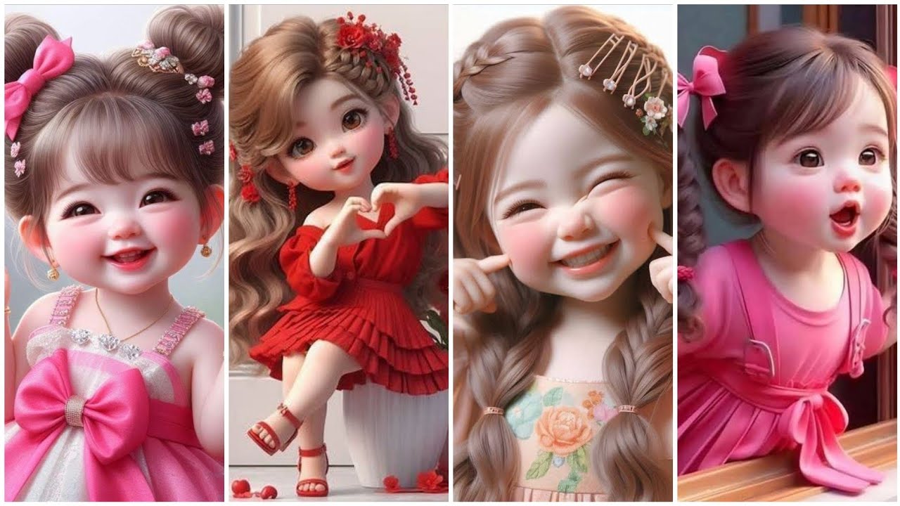 Cute girl cartoon girls dpz for profile photo cartoon dps for girls dpz best RaO NaDeEm AI 🌺