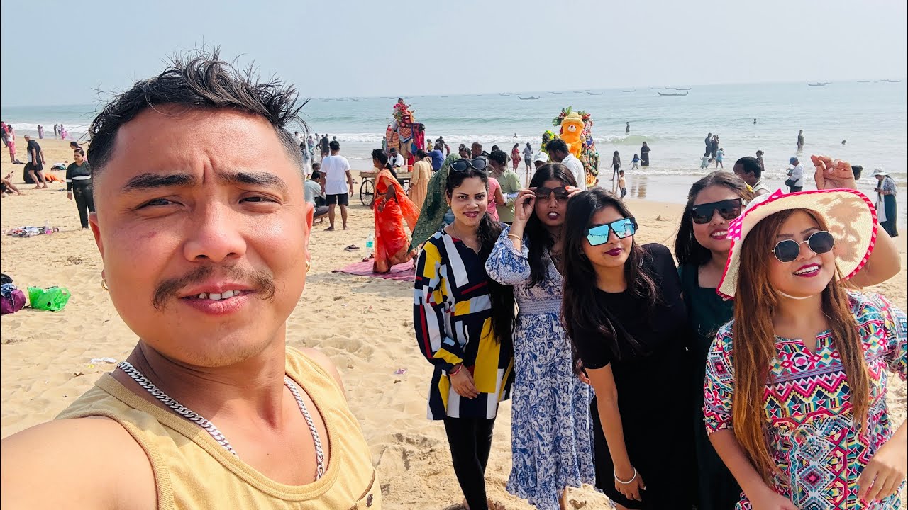 #Happy New Year 2025 🎉🥳🎂1st January 2025 trip Puri #orrisa #birthday Ankit🎂🎂🎂