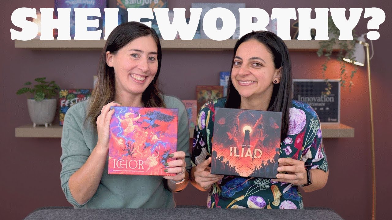 Iliad & Ichor: Are These Knizia Abstracts Shelfworthy? | A Quick(ish) Board Game Review