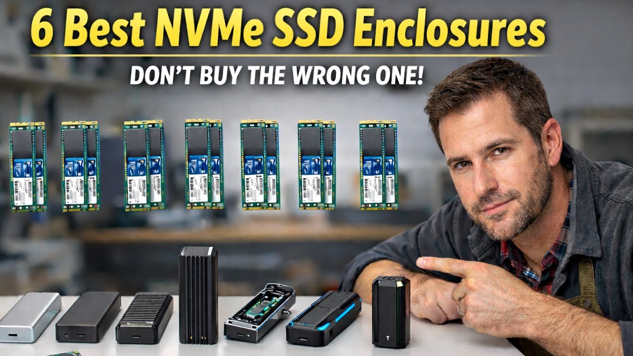 6 лучших корпусов для NVMe SSD в 2026 году