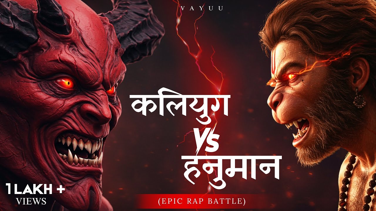 Kaliyug Vs Hanuman - Vayuu (Epic Rap Battle) | Hanuman Powerful Energy | Hindi Rap